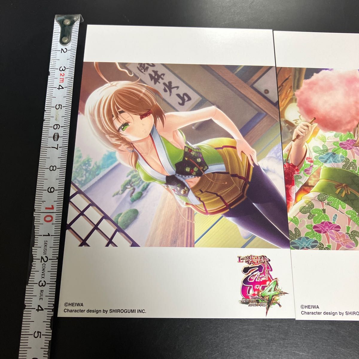 L 戦国乙女4 山本カンスケ デザイン紙カード 3種 未使用 L 戦国乙女4 山本カンスケ デザイン紙カード 3種 未使用