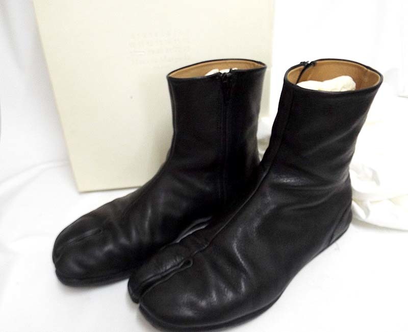 良品 MAISON MARGIELA メゾンマルジェラ Tabi Boots フラット S57WU0134 41 サイドジップ 足袋ブーツ
