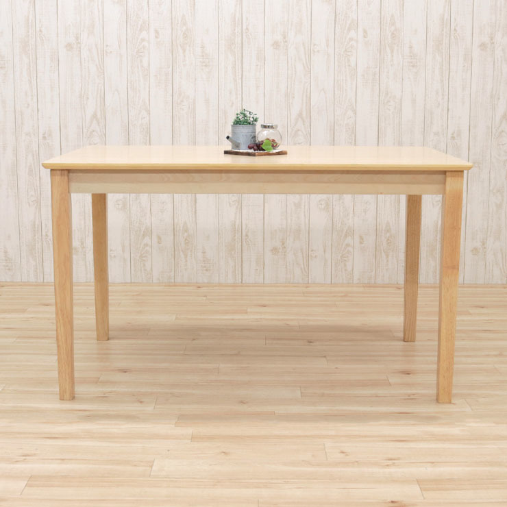 クリア塗装 幅120cm ダイニングテーブル meri120-360cn 白木 クリア テーブル 机 作業台 北欧 4人用 木製 シンプル 4s-1k-216 hg_画像4
