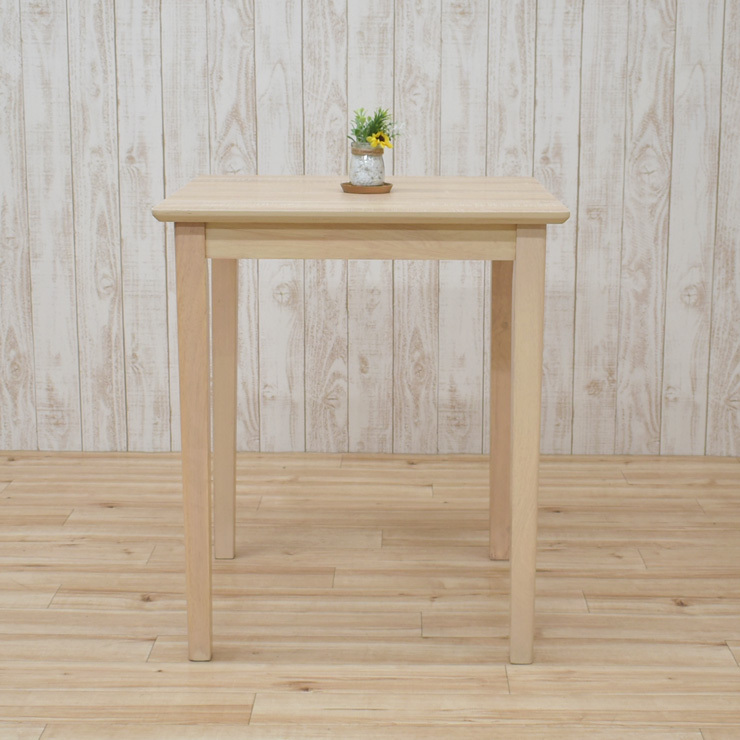 ダイニングテーブル 幅60cm ホワイトウォッシュ色 木製 メラミン化粧板 四角 mac60-360ww シャビーシック 食卓 四本脚 机 2s-1k-159 hr_画像7