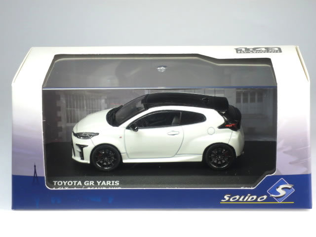 SOLIDO 1/43 Toyota GR Yaris white ( left steering wheel ) (S4311101)