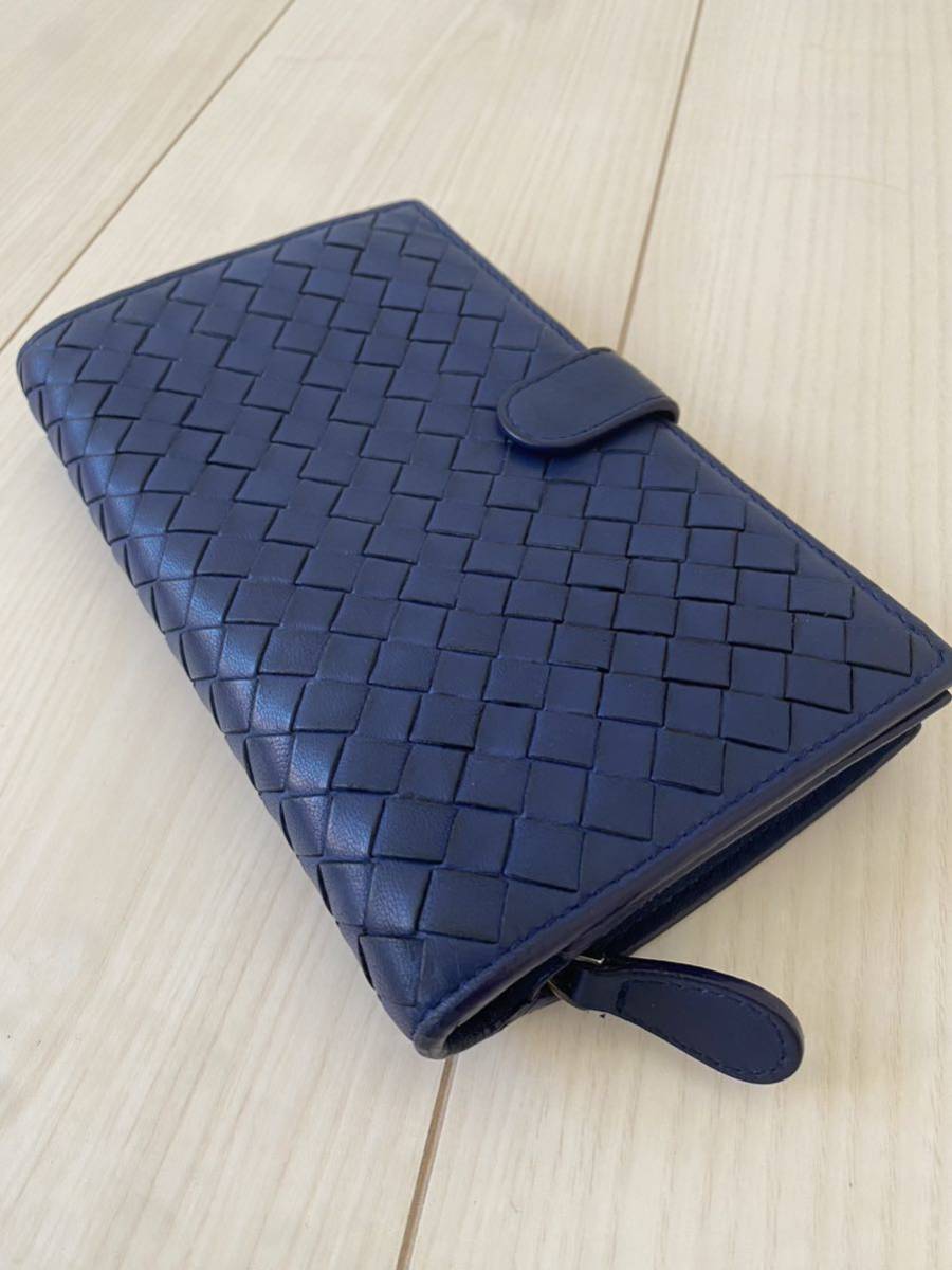 正規代理店 【中古】ボッテガヴェネタ BOTTEGAVENETA ダークレッド 二