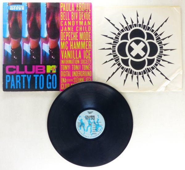 ■オムニバス｜CLUB MTV PARTY TO GO Vol.1 ＜LP 1991年 US盤＞M.C. Hammer, Paula Abdul, Vanilla Ice, Jane Child, Depeche Mode, 他の画像3