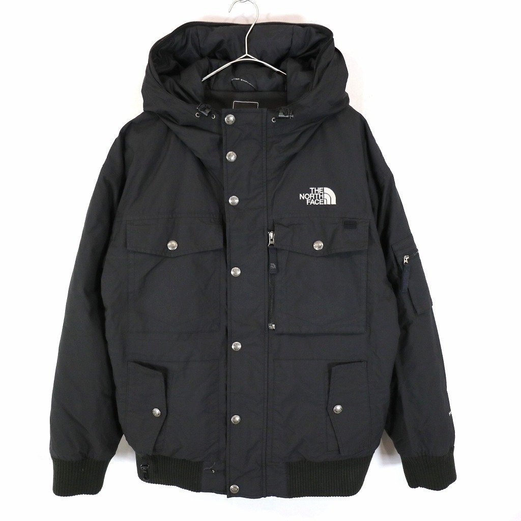 2000年代～ THE NORTH FACE ノースフェイス ゴッサムジャケット HYVENT ダウンジャケットアウター ブラック (メンズ M) 中古 古着 O1439