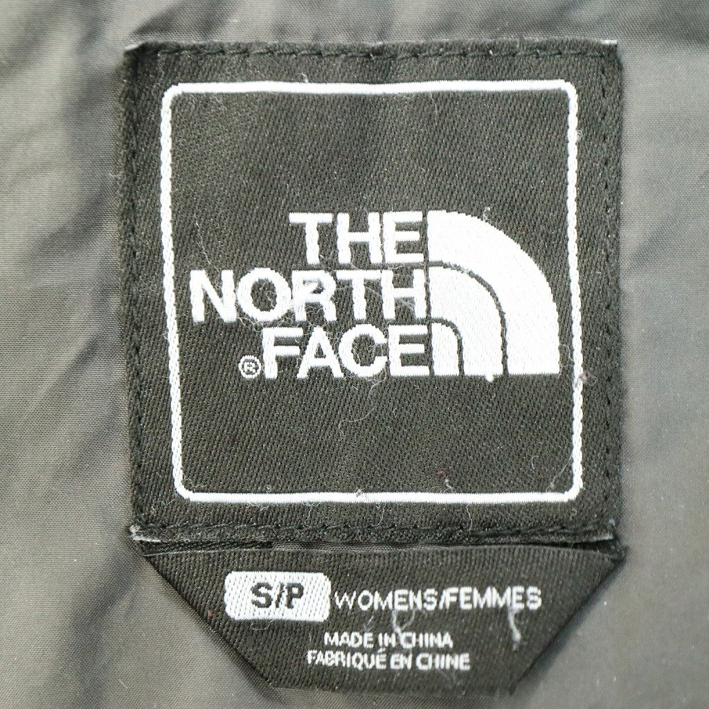 THE NORTH FACE ノースフェイス ダウンコート 刺繍 アウトドア アウター 防寒 ワンポイントロゴ パープル (メンズ S) 中古 古着 O3488_画像8