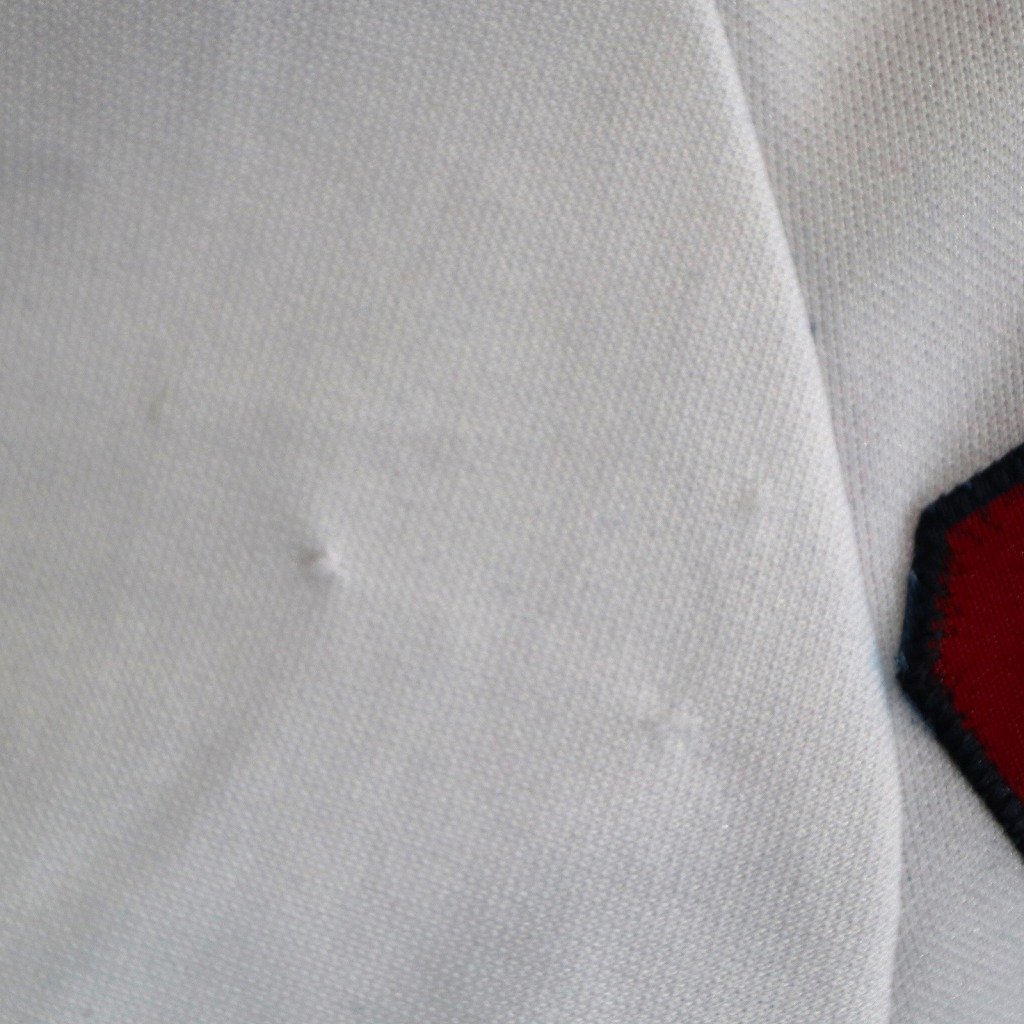 Majestic マジェスティック MLB ボストン レッドソックス ベースボール半袖シャツ 刺繍 スポーツ ホワイト (メンズ M) 中古 古着 O3510_画像5
