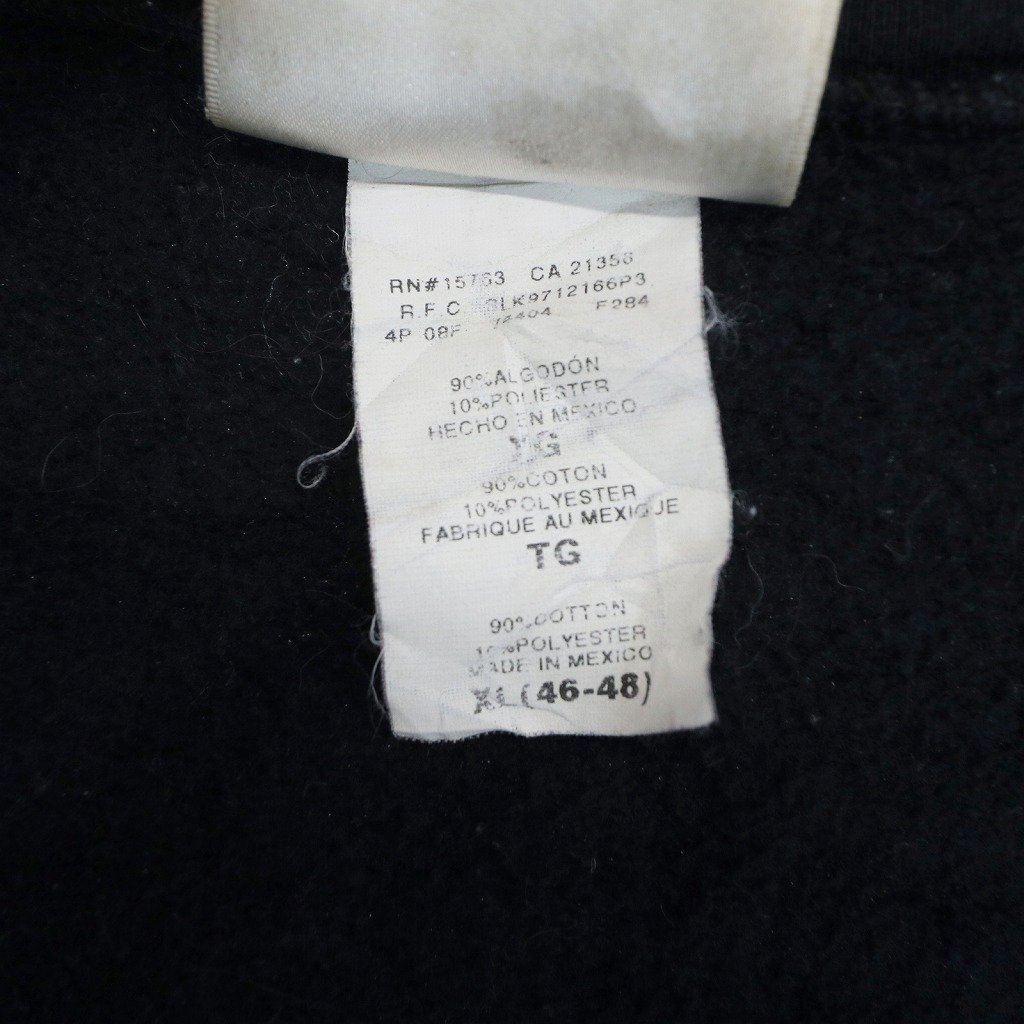 Hanes ヘインズ ULTIMATE COTTON パーカー SONS OF ANARCHY サンズ・オブ・アナーキー ドクロ ブラック (メンズ XL) 中古 古着 O3873_画像8