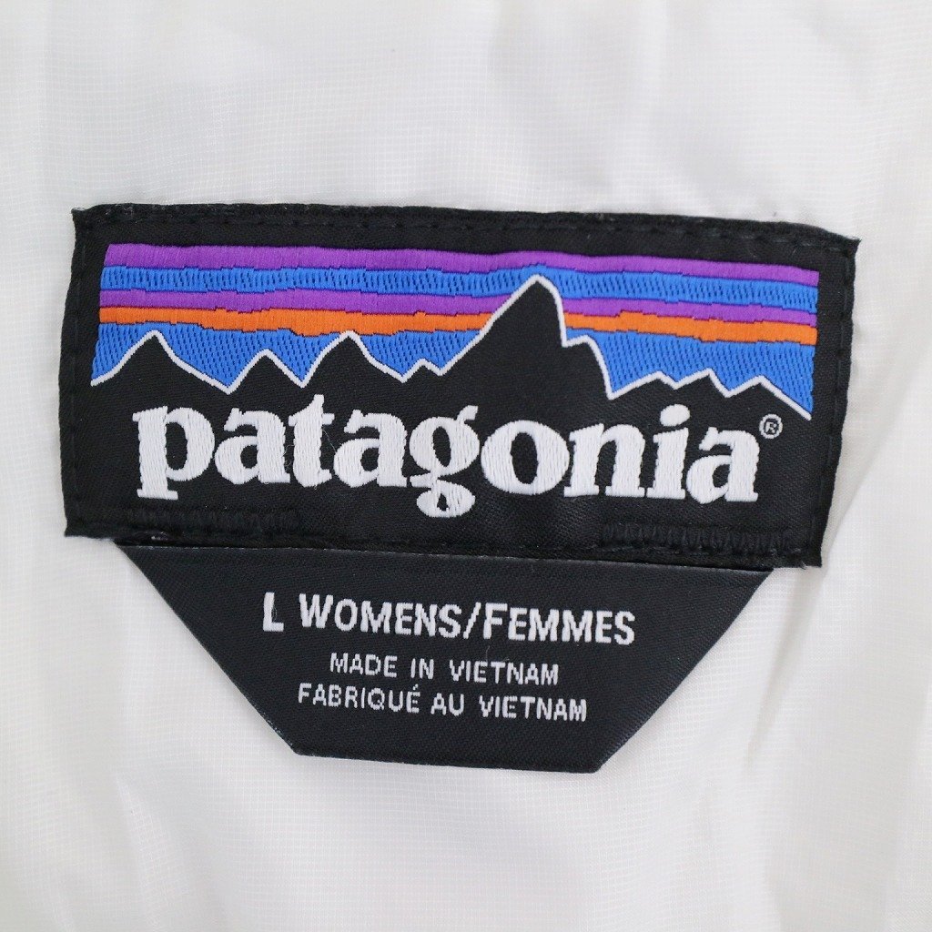 patagonia パタゴニア ナノパフ 中綿ジャケット PRIMALOFT プリマロフト アウトドア ホワイト (レディース L) 中古 古着 O4806_画像9