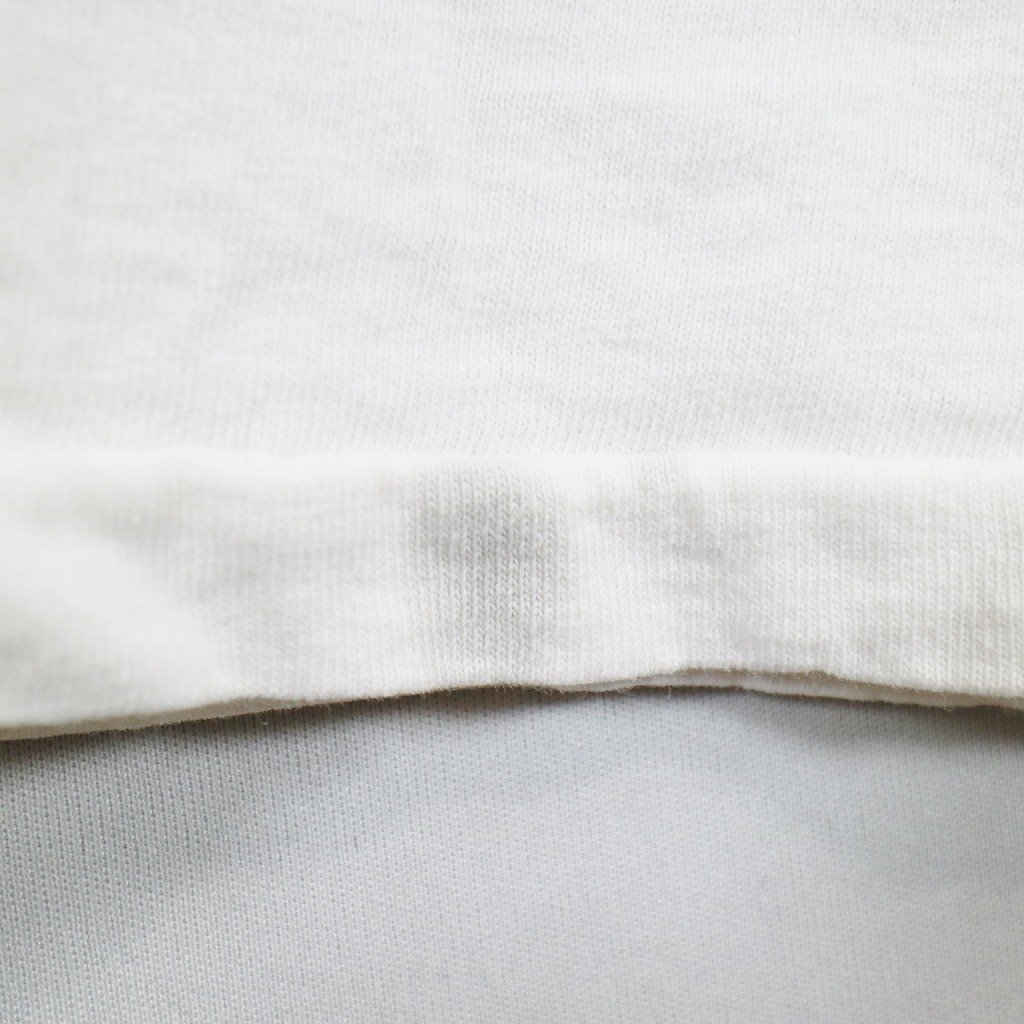 70年代 USA製 Hanes ヘインズ 猫 半袖Ｔシャツ シングルステッチ アニマルプリント ホワイト (メンズ XXXL) 中古 古着 O4818_画像6
