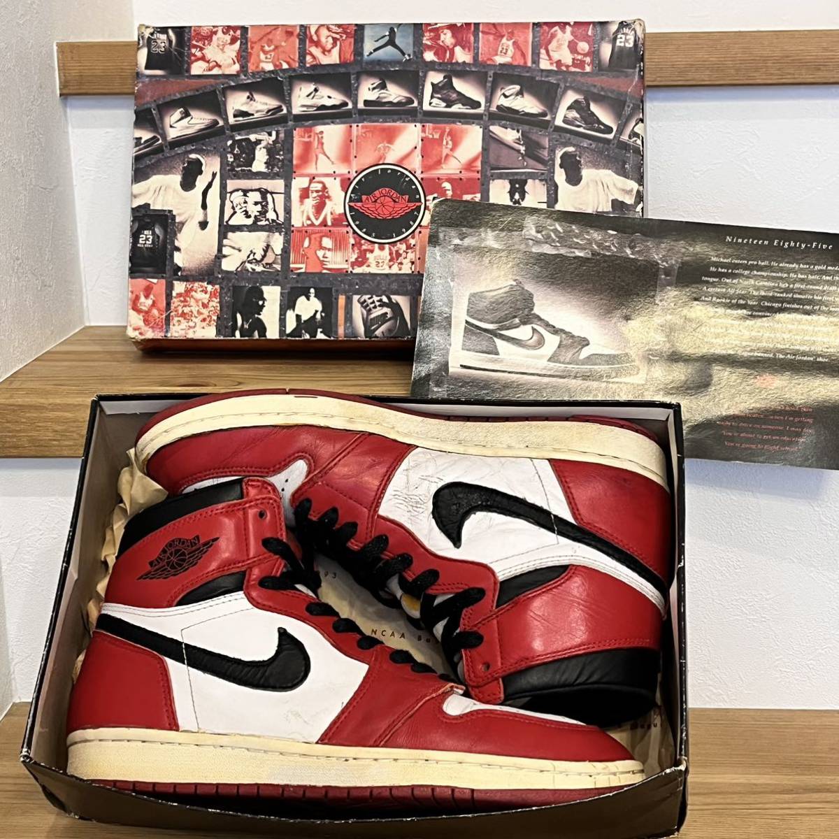 Yahoo!オークション - 1994年製 nike air jordan 1 chic...