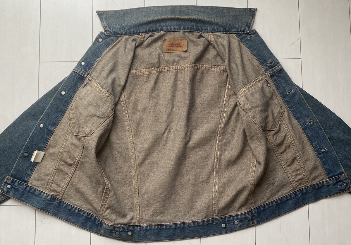 送料無料 美品 USA製 アメリカ製 Levi's リーバイス 70505-0217 vintage ビンテージ 4th indigo インディゴ denim デニム ジャケット 38 Mの画像4