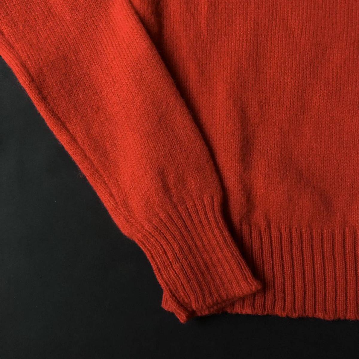 70s Kings Road Sears Shetland Knit Sweater made in Singapore 70年代 キングスロード シアーズ シェットランドニット ニットセーター_画像4