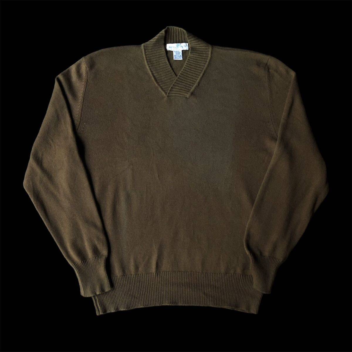 独特な Arnys Paris Cashmere A-1 Knit Sweater made in Italy