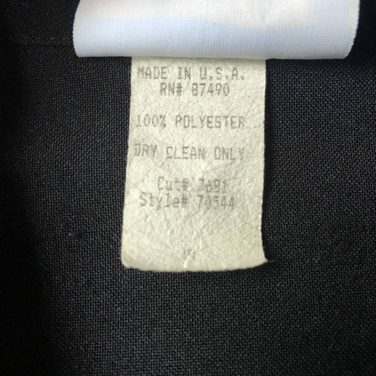 90s Kikwear Polyester Sports Jacket Zip Jacket made in USA 90年代 キックウェア スポーツジャケット ジップブルゾン Kik wear アメリカ_画像5