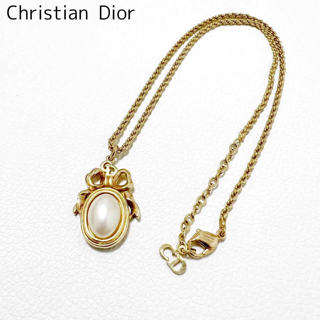 本物の クリスチャンディオール Dior Christian 希少 ネックレス