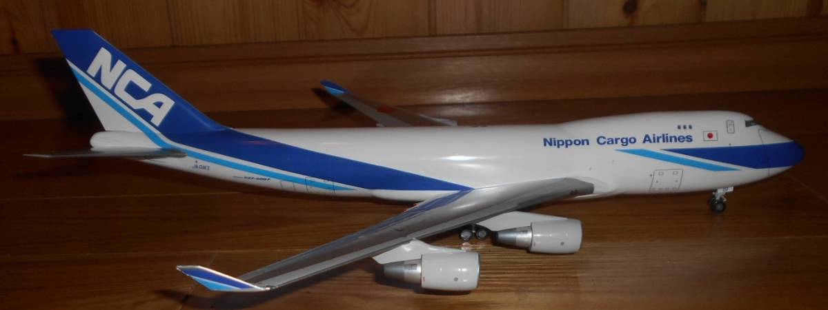 NCA Japan cargo aviation 1/200 B747-400F JA01KZ with defect 