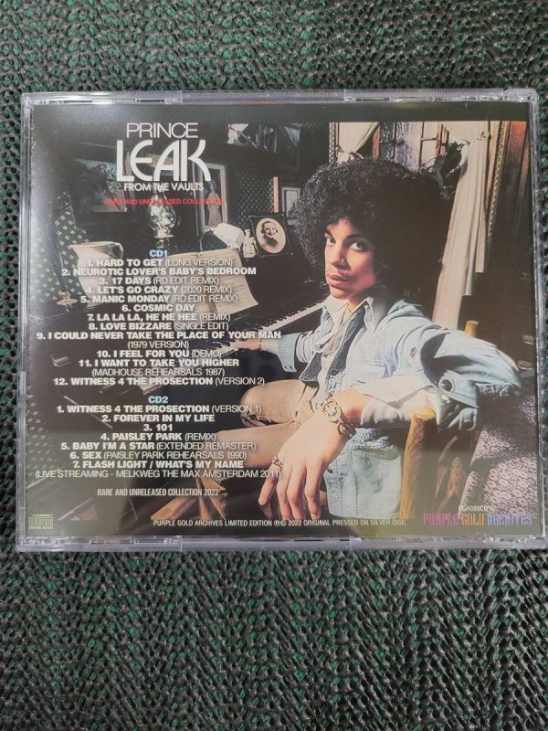 PRINCE / LEAK : FROM THE VAULTS RARE AND UNRELEASED COLLECTION (2CD)の画像2