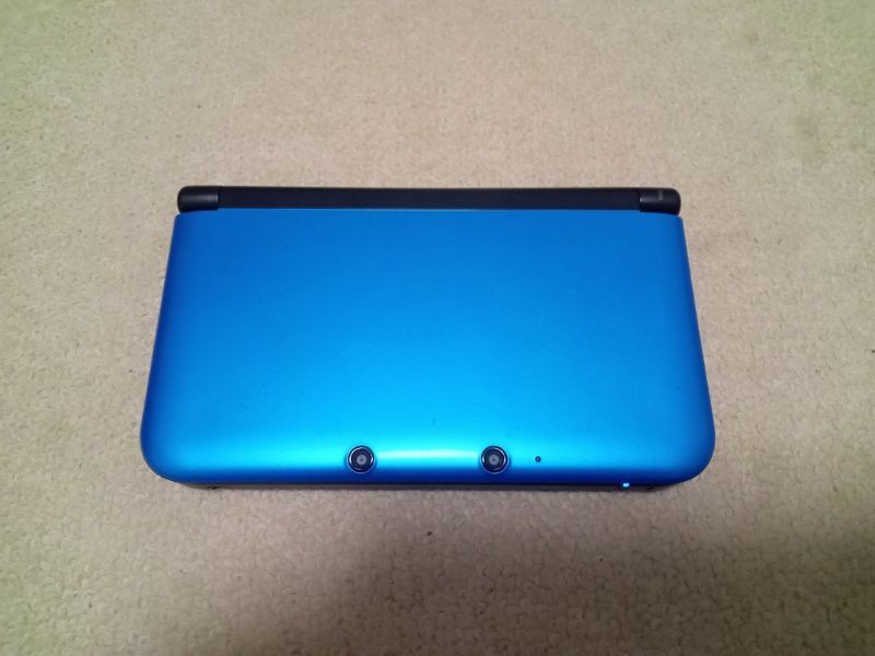 3DS XL LL 本体(ブルー×ブラック)　欧州版　海外版　中古