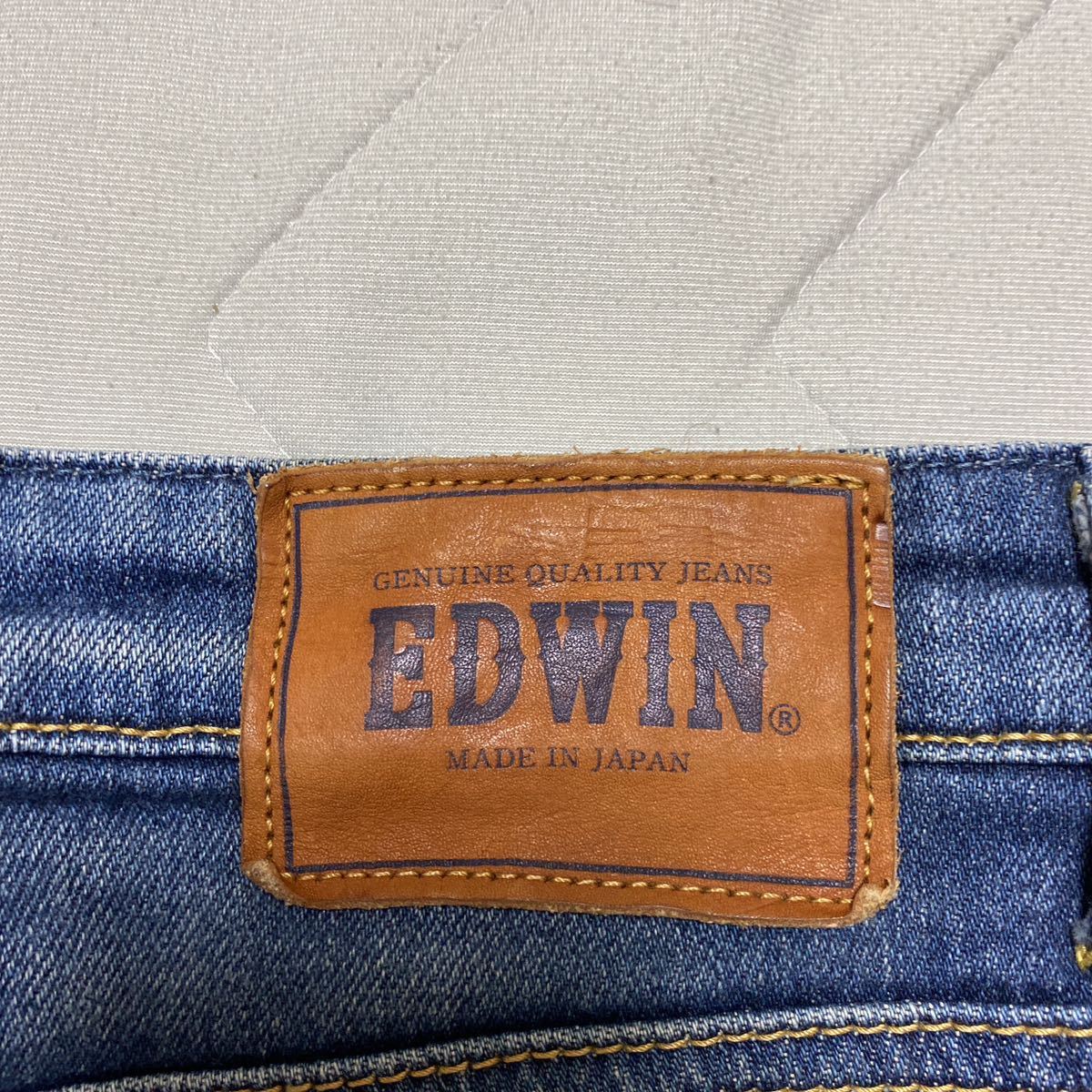 7B[ надеты немного ]EDWIN Edwin ED32 Denim джинсы ji- хлеб брюки 30 MADE IN JAPAN сделано в Японии STRAIGHT распорка дешевый 