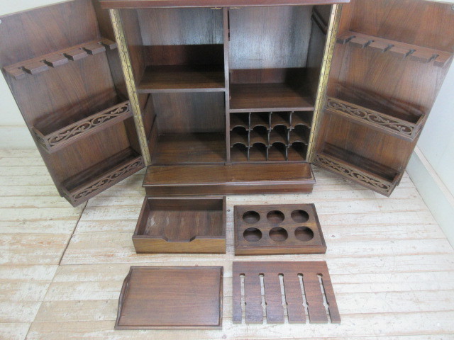  opening and closing type wine cellar G988 antique furniture bottle rack wine cabinet display case store furniture Cafe furniture natural wood old furniture 