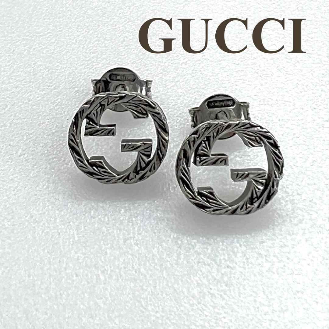 クリスマスツリー特価！ グッチ GUCCI ピアス アラベスク インター