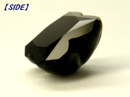 [10 шт. комплект ] черный оникс 8mm цветок cut разрозненный натуральный камень Power Stone 