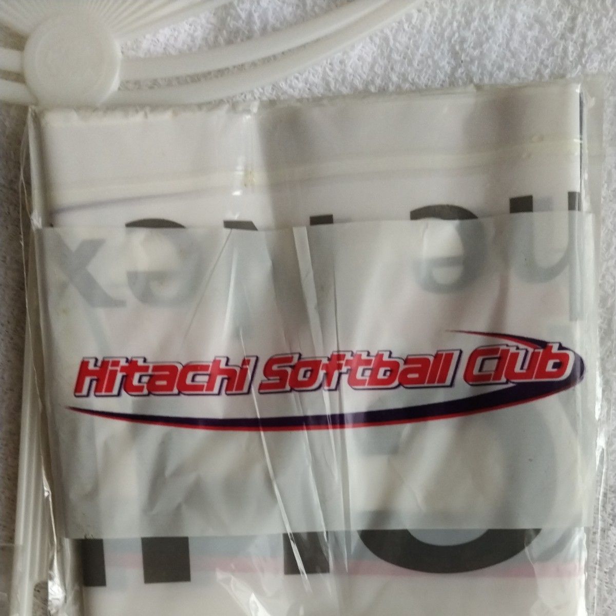 2014年日立ソフトボールクラブスティックバルーン2つ缶バッチ2つうちわの5つまとめ売り新品未使用