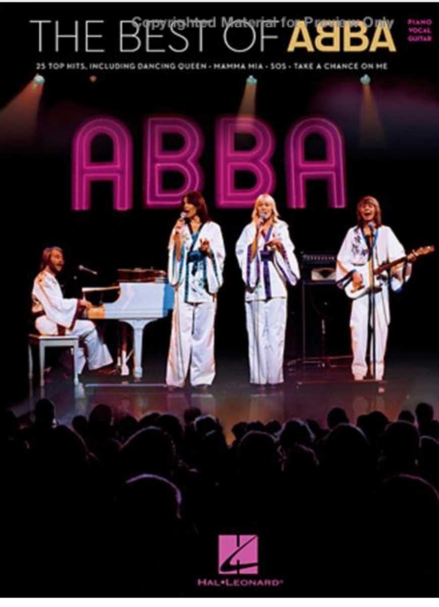 ABBA アバ ベスト楽譜 ピアノ ギターコード ボーカル ヴォーカル 輸入楽譜 の画像1