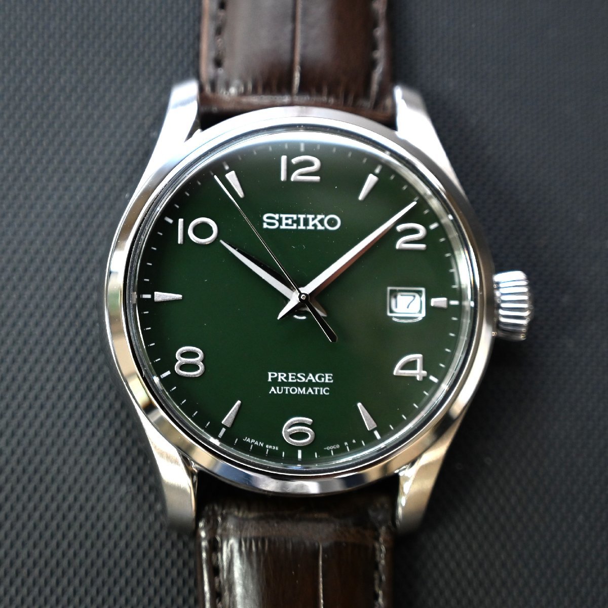 セイコー【SEIKO】プレザージュ SARX063 グリーン琺瑯限定モデル 新品未使用品_画像2