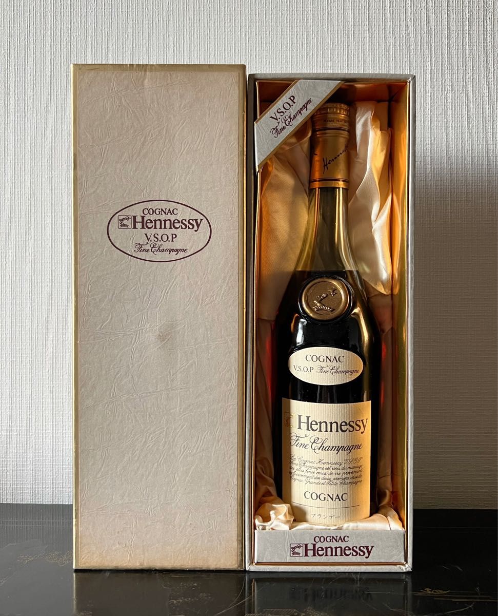 未開栓古酒 ヘネシーVSOP Hennessy VSOP FINE CHAMPAGNE 箱付きブランデー