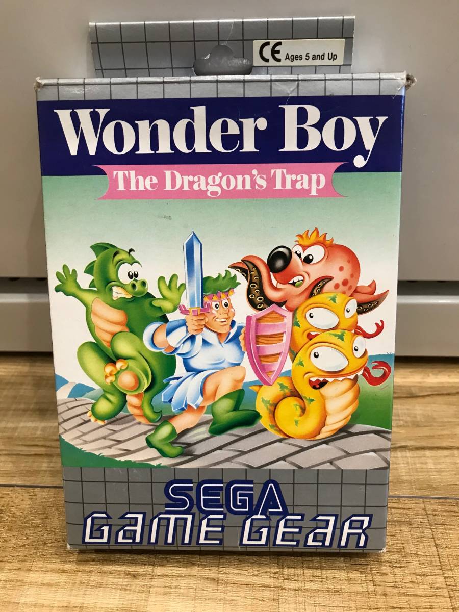 ビッグ割引 ドラゴンの罠 / ワンダーボーイ / 箱説あり / 中古 / Trap Dragon's The Boy Wonder / 海外版 ゲームギア