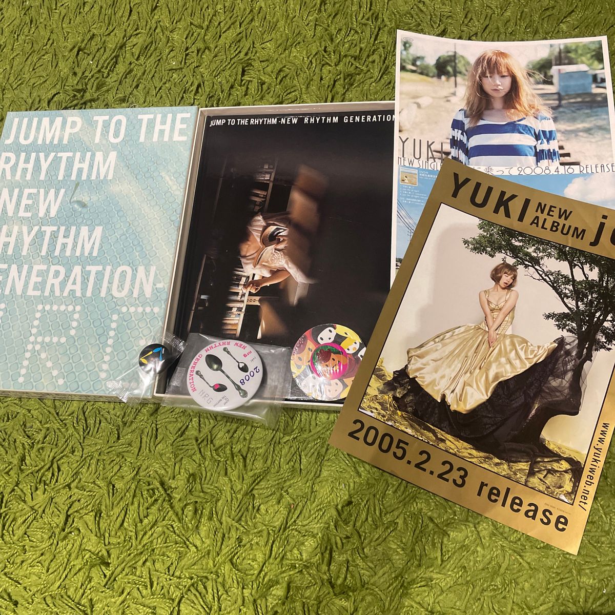 YUKI JUMP TO THE RHYTHM -NEW RHYTHM GENERATION ツアーパンフレット【おまけ付き】