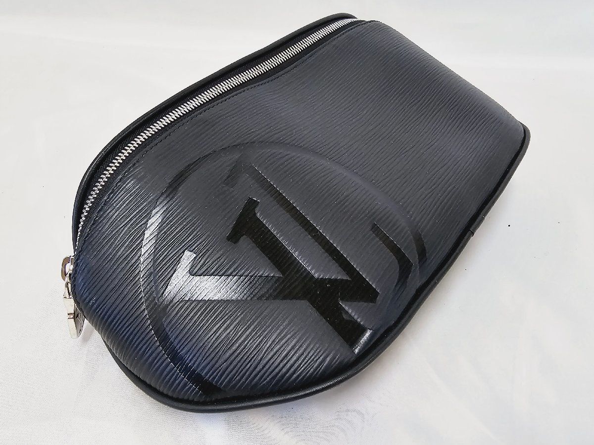 ルイヴィトン ライン エピ バムバッグ 鞄 LVサークル M53300 レザー ブラック Louis Vuitton