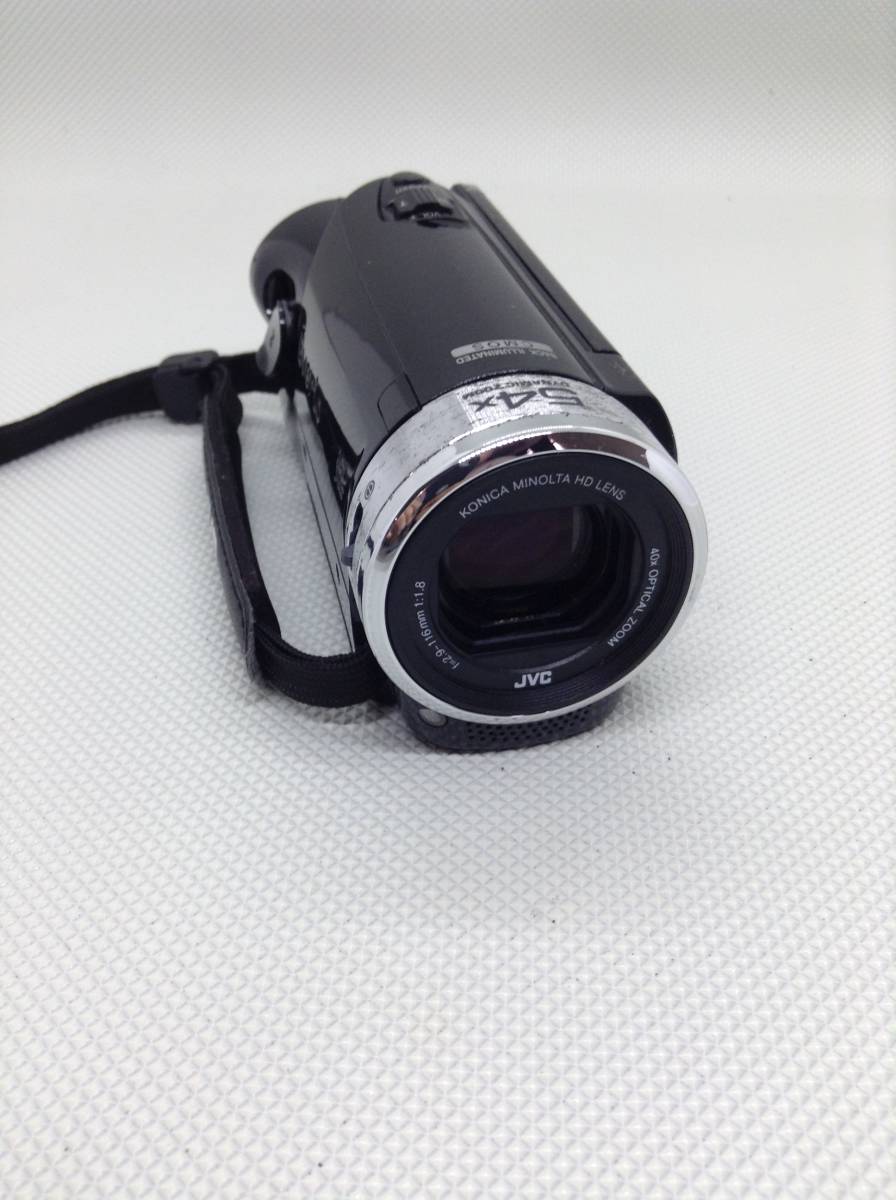 U568○JVC ケンウッド ビデオカメラ Eｖerio エブリオ GZ-E265-B 12年製 バッテリー 付 【保証あり】_画像5