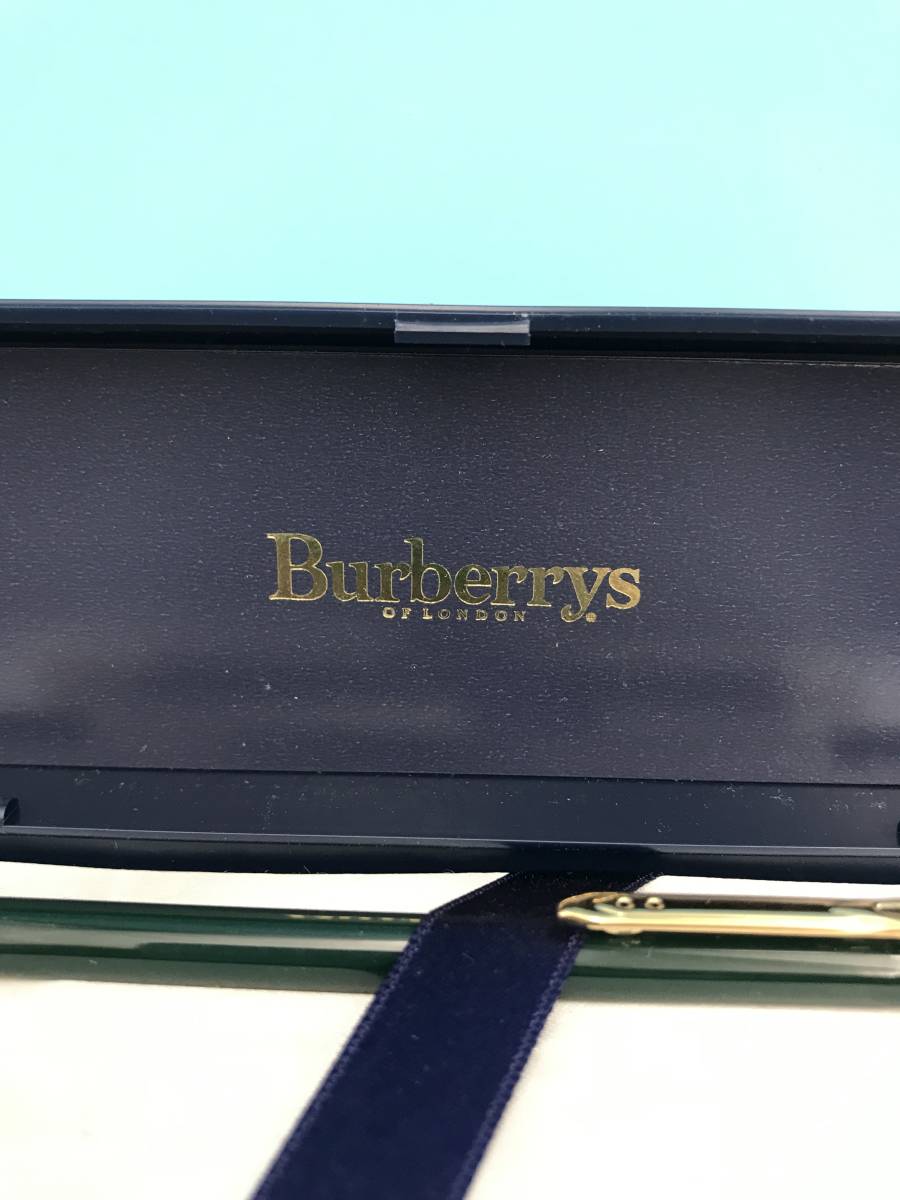 OK7727○Burberrys バーバリー ボールペン 2本セット ノック式 試し書き済 ケース付 【保証あり】の画像6