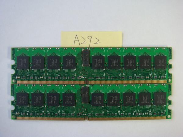 ノーブランド メモリー/DDR2/1GB(2枚合計2G)/PC2-3200R/ECC あり_毎回同じ写真を使っています。