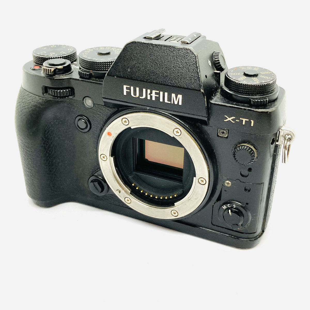 【C3624】富士フイルム FUJIFILM X-T1 ボディ+ボディキャップのみ 小型ミラーレス デジタルカメラ_画像1