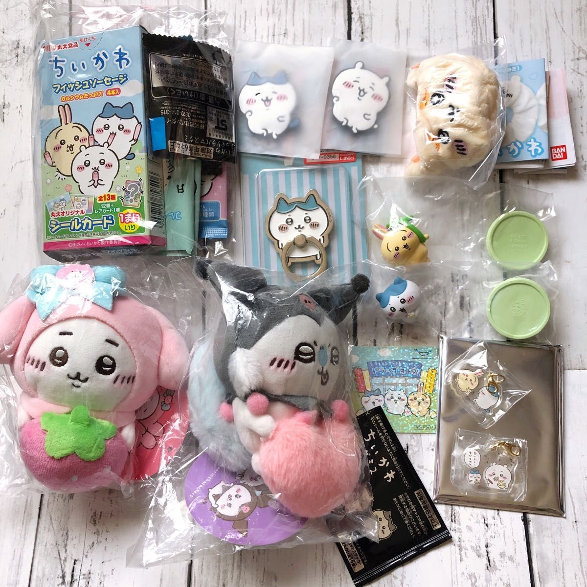 ちいかわ×サンリオキャラクターズ デスクトップから見守るひっかけぬいぐるみ 他 まとめ売り