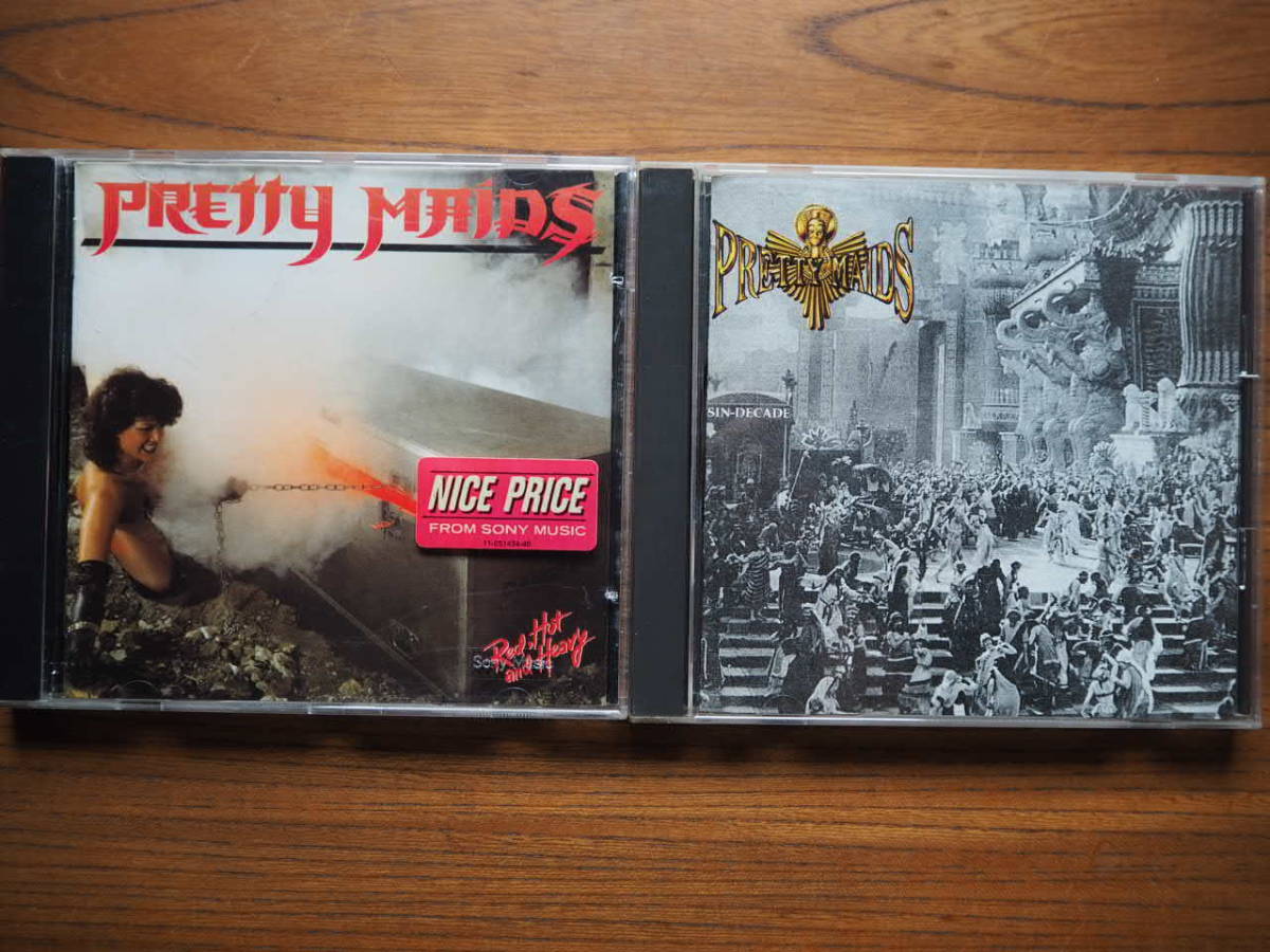 ◆◇送料無料/中古 プリティ・メイズ CD 2枚セット Pretty Maids Red, Hot And Heavy Sin-Decade PC読込確認済◇◆_画像1