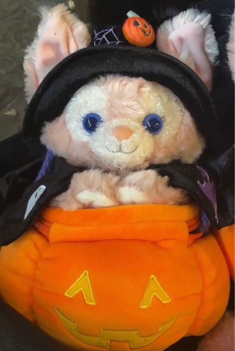 上海ディズニーハロウィンリーナベルぬいぐるみ南瓜ショルダー 上海ディズニーハロウィンリーナベルぬいぐるみ南瓜ショルダー