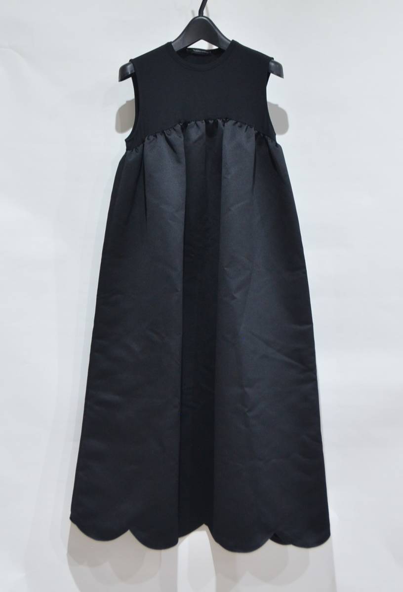 YOKO CHAN Yohko Chance ka LAP long One-piece maxi dress black 36 Y-28836B