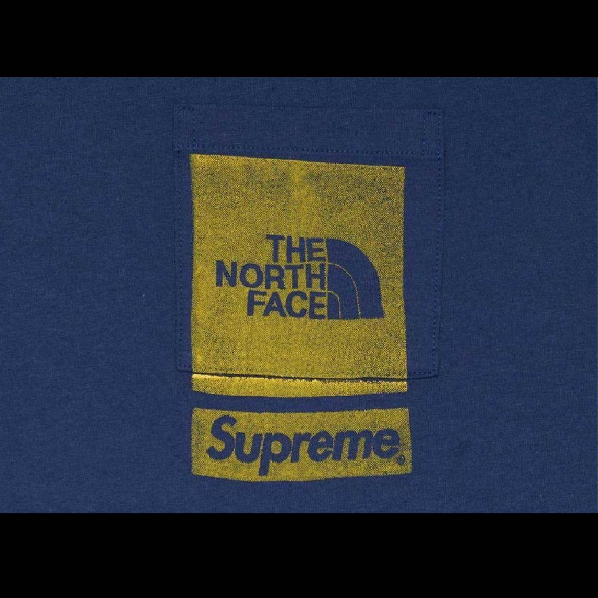 Supreme The North Face シュプリーム ザ ノース フェイス ネイビー Lサイズ 即購入可 半袖 Tシャツ