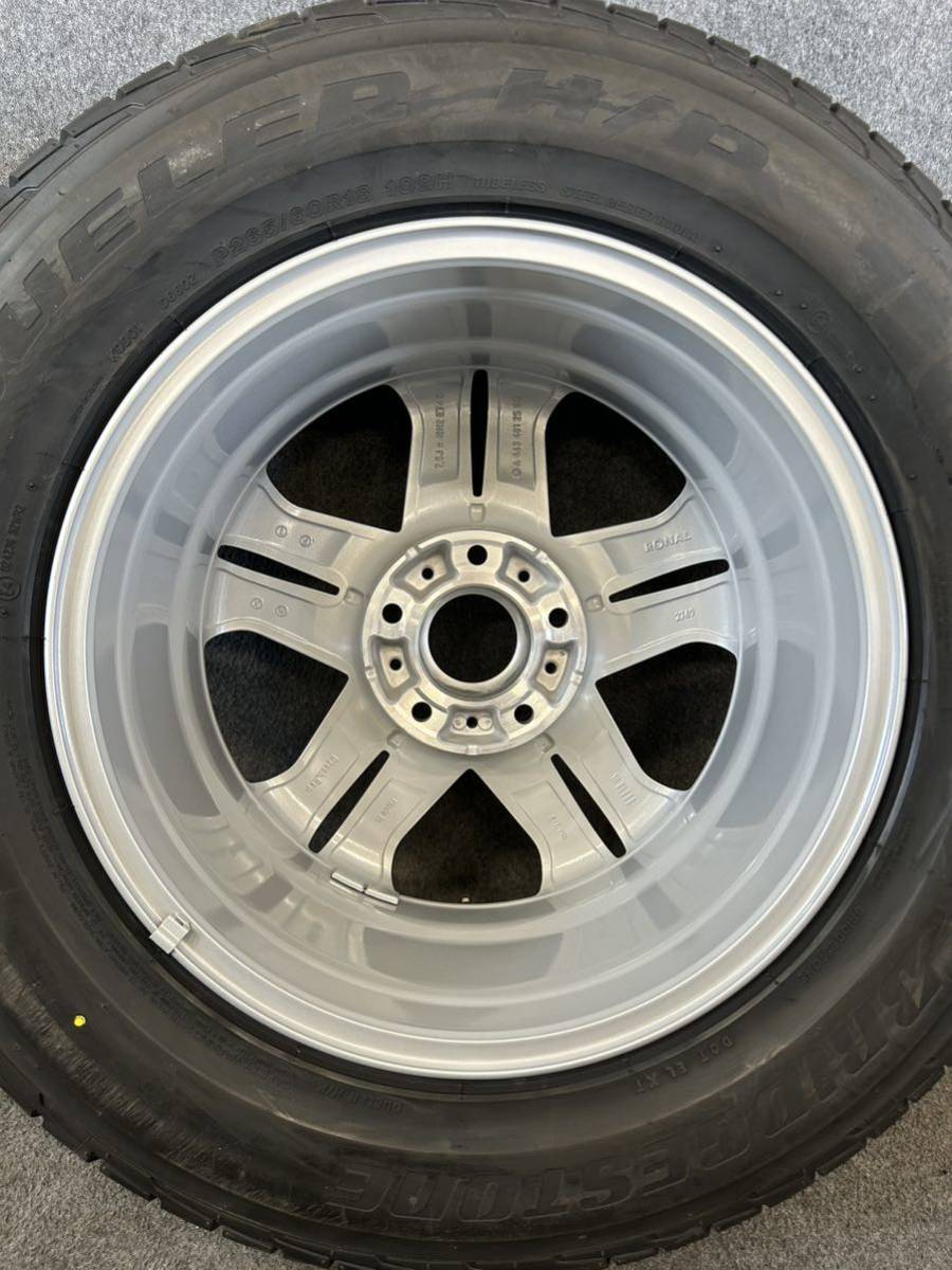 265/60R18 ブリヂストン/DUELER H/P 2017年 ベンツ Gクラス W463 純正 18インチ 7.5J +43 130 5H 夏タイヤ ゲレンデ スペア 1本_画像2