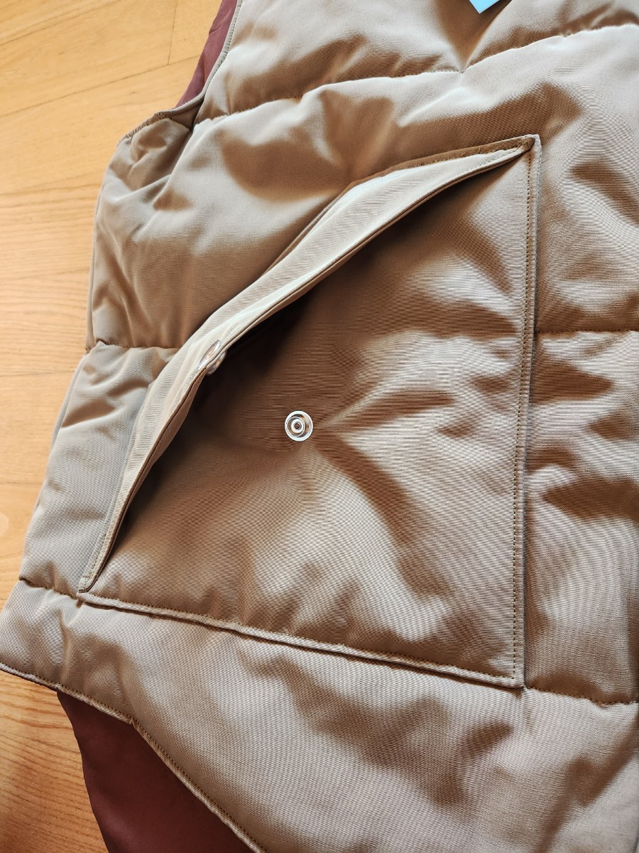 　送料込★東洋　SUGAR CANE シュガーケーン　SC15400 T/C PADDING VEST 中綿パディングベスト　アメカジ　アウトドア　ベージュ　L