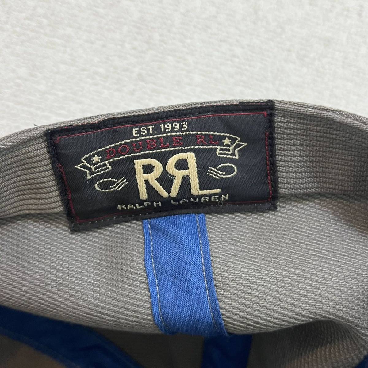 美品 希少 RRL ステンシル ペンキ エイジング 加工 6パネル デニム
