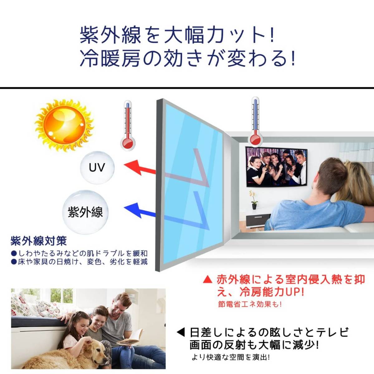 売れ筋がひクリスマスプレゼント! 効果的な断熱シート 窓用フィルム