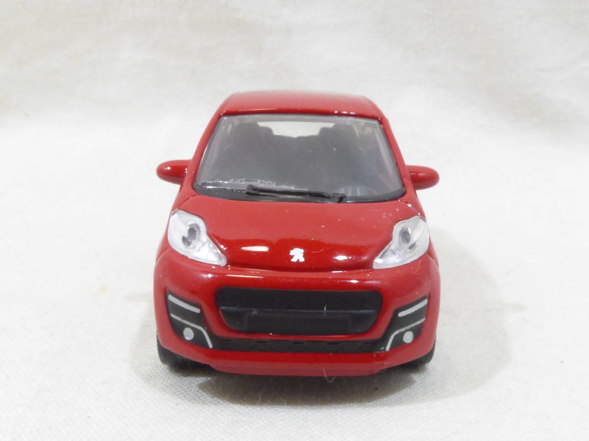 プジョー PEUGEOT 107 赤 レッド ミニカー 1/64 ノレブ NOREV SA 非売品 314720の画像5