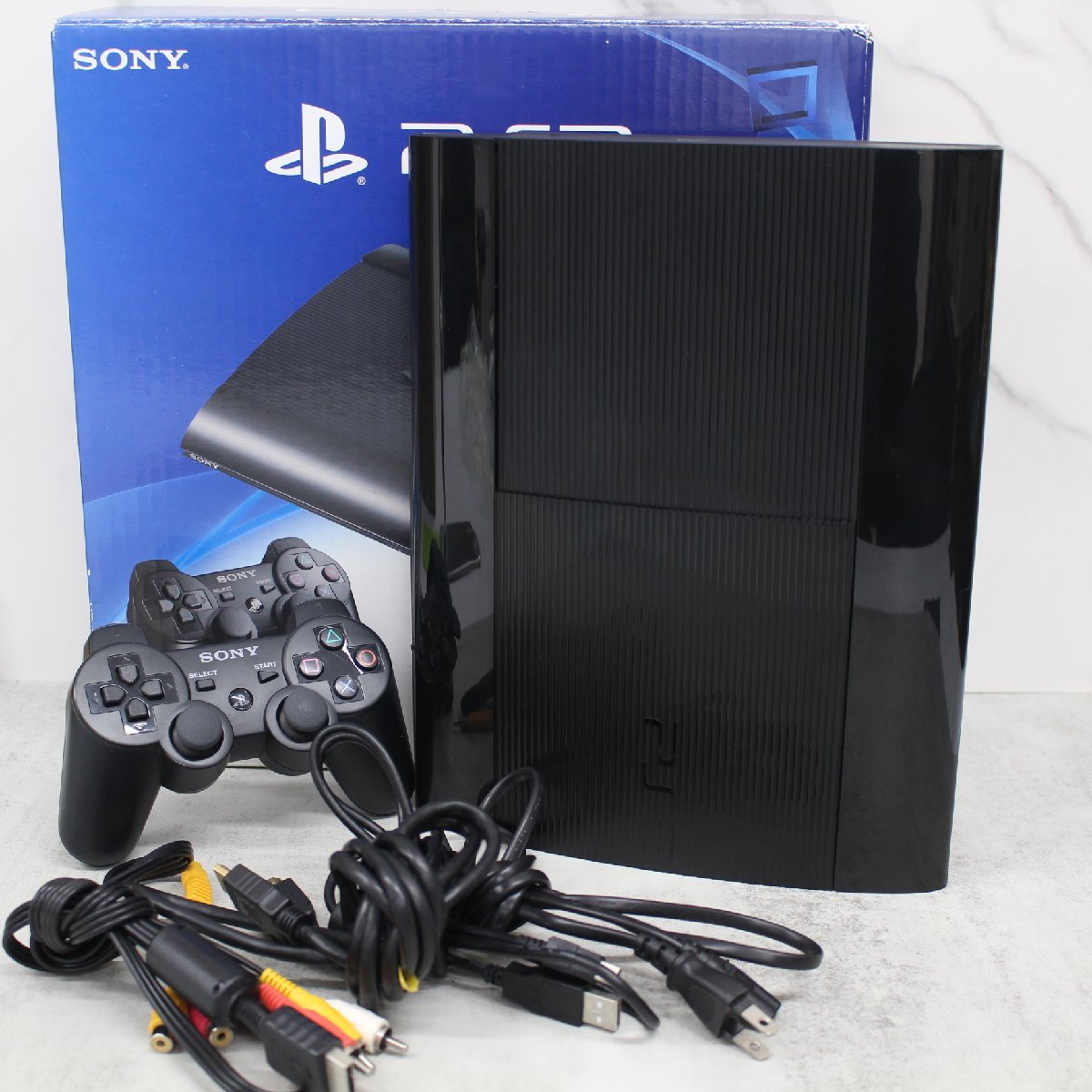 S089)【動作確認済み】SONY PlayStation3 CECH-4300C 500GB チャコールブラック PS3 プレイステーション3 ゲーム機
