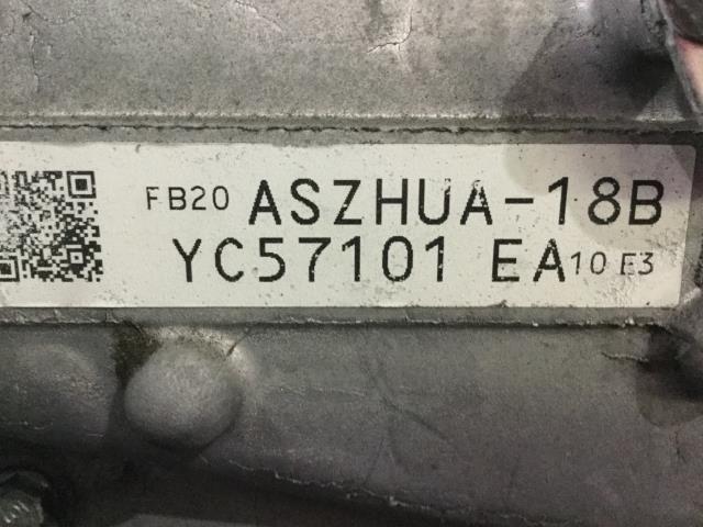 フォレスター DBA-SJ5 エンジンASSY M4Y 10100CD290 FB20ASZHUA 未テスト　コア用_画像3