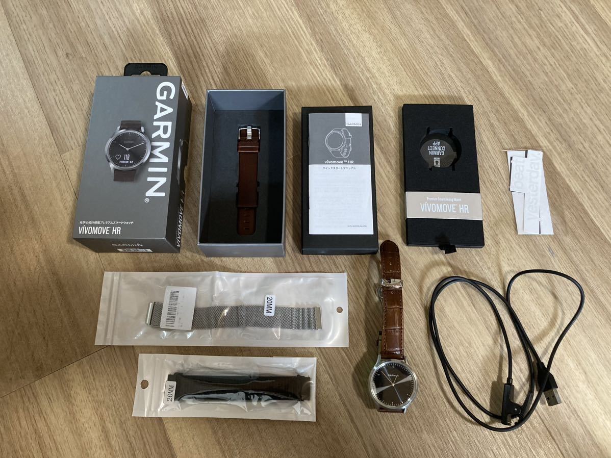 新作グッ GARMIN ガーミン vivomoveHR(ジャンク品) スマートウォッチ